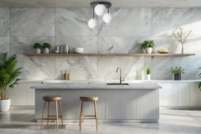 Stropné svietidlo Florence, 3x biele sklenené tienidlo, b/ch, o