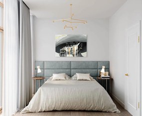 Obrazy na plátne - PREMIUM ART – Žena v klobúku 100x140 cm