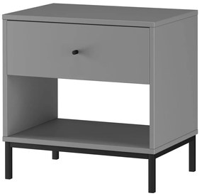 Sivý nočný stolík Celine – Støraa