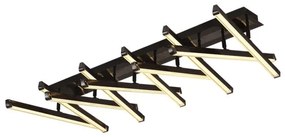 LED Stmievateľný prisadený luster LED/125W/230V 3000-6500K + diaľkové ovládanie