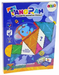 Lean Toys Puzzle Tangram - 7 magnetických blokov