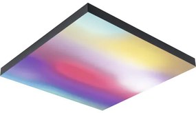 LED panel Paulmann 79915 Loria Rainbow RGBW 24W 1690lm 45x45cm čierny s diaľkovým ovládaním