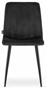 Set jedálenských stoličiek LAVA čierne (4ks)