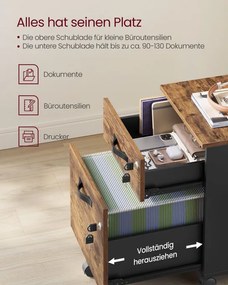 Mobilná skrinka na spisy LCD022K01