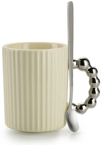 Čajový/kávový set Luca Silver Cream