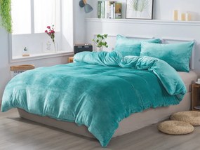 XPOSE® Mikroplyšové obliečky JORGA Exclusive - svetlo tyrkysové