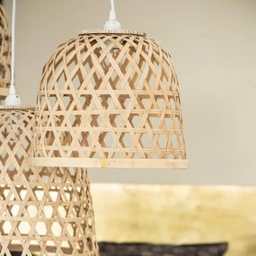 IB LAURSEN Stropná lampa Bamboo Shade