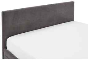 Antracitová čalúnená detská posteľ bez roštu 90x200 cm Cool – Meise Möbel