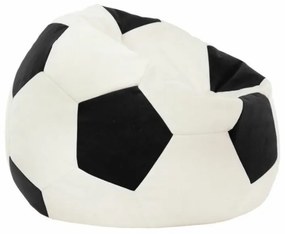 Sedací vak malá bielo čierna futbalová lopta TiaHome