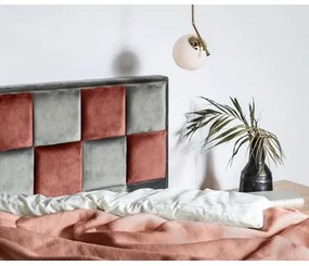Čalúnený panel FIBI OBDĹŽNIK 90x30, svetlošedý