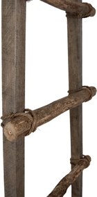 Hnedý drevený vešiak na uteráky rebrík Ladde - 50*8*140 cm