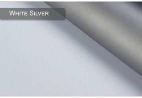 Dekodum Termoizolačná roleta v bielej kazete, farba látky White Silver Šířka (cm): 77, Dĺžka (cm): 150, Strana mechanizmu: Práva