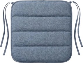Podsedák na stoličku LINGE BLUE 37x37 cm, modrý