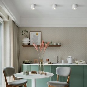 Zuma Line ACGU10-158-N - LED RGBW stmievateľné bodové svietidlo 1xGU10/6W/230V IP44 biela + diaľkové ovládanie