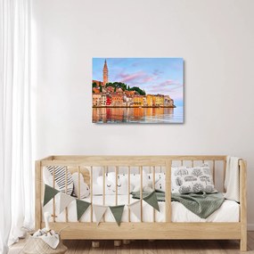 Sklenený obraz - Rovinj, Chorvátsko (70x50 cm)