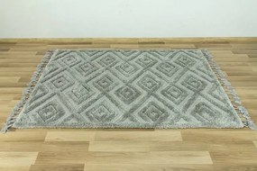 Koberec Berber 6846 l.3D sivý