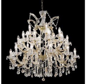 Kolarz 960.812+12+6 - Krištáľový luster na reťazi VALERIE 30xE14/40W/230V