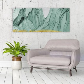 Obraz - Smaragdové hory N⁰1 (120x50 cm)