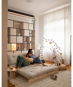 Variabilná pohovka Karup Design Roots Raw/Clay Brown