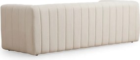 Třímístní pohovka Royal 225 cm boucle krémová