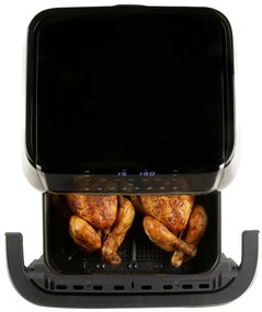 DOMO DO544FR teplovzdušná rodinná fritéza s priezorom, 10 l