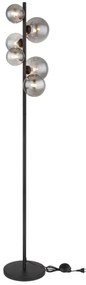 Globo 56133-6S - LED Stojacia lampa RIHA 6xG9/3,5W/230V dymová/čierna