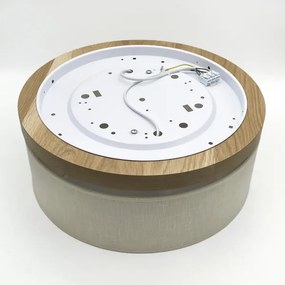 Brilagi - LED Stropné svietidlo BELLADONNA 2xE27/15W/230V pr. 40 cm krémová/dub