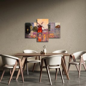 Obraz - Moulin rouge, Paríž, Francúzsko (90x60 cm)