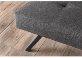 Dvojmiestna pohovka LOKO tmavosivá