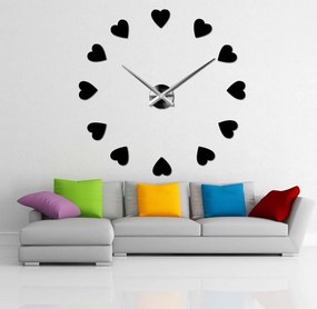 SENTOP | Veľké nástenné hodiny s motívom srdca I SENTOP 12S051 Wall clock HEU- analógové