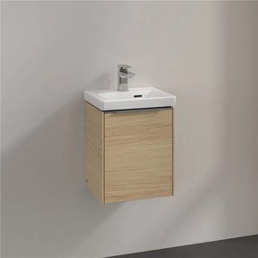 VILLEROY &amp; BOCH Subway 3.0 závesná skrinka pod umývadielko, 1 dvierka, pánty vľavo, 351 x 309 x 429 mm, Nordic Oak, C58300VJ