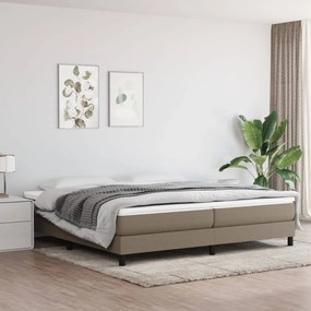 Boxspring posteľ s matracom sivohnedý 200x200 cm látka 3144105