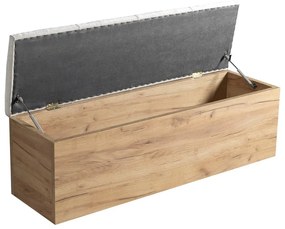 Lavica vo svetlosivej a prírodnej farbe Kumo – Bobochic Paris