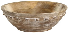 Drevená servírovacia misa z mangového dreva Tours Bowl - Ø 30*9 cm / 3,5L