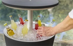Plastový okrúhly záhradný stolík so zásobníkom na ľad ø 49,5 cm Cool – Keter