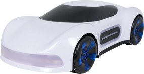 Ramiz Dymom ovládané vozidlo s diaľkovým ovládaním a hodinkami Biele