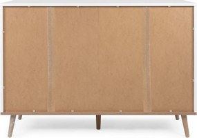 Komoda se 6 zásuvkami Göteborg, bílá/dub sonoma