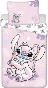 Jerry Fabrics Bavlnené obliečky 140x200 + 70x90 cm - Lilo and Stitch "Ice Cream"