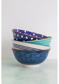 Súprava 4 keramických misiek Kitchen Craft, ø 16,5 cm