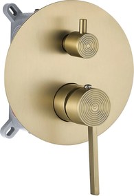 Rea Foster, podomietková sprchová súprava + BOX inštalačný systém, zlatá matná, REA-P6441