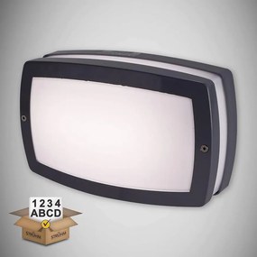 Nástenné svietidlo Solina LED 8W sivé 0368 K1