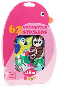 Moje prvé samolepky - vtáky