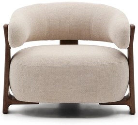 Béžové ženilkové kreslo Granite – Kave Home