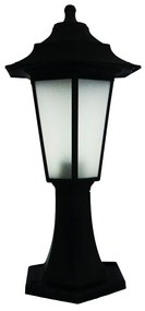 HOZE Vonkajšia stojacia lampa BEGONYA1, 1xE27, 40W, 43cm, čierna, IP44