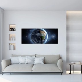 Obraz - Pohľad z Vesmíru (120x50 cm)