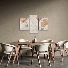 Obraz - Balóny nad mestom, teplé tóny (90x60 cm)