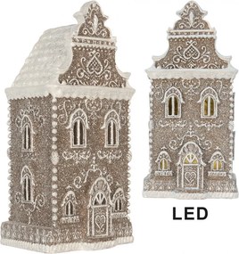 Perníkový LED domček Gingerbread Cotti - 17*15*35 cm