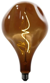 Sada 5 stmievateľných LED žiaroviek E27 PS160 hnedá 4W 120 lm 1800K