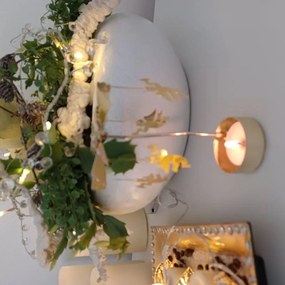 DECOLED Anjelské zvonenie, 8 x 13 cm, anjeli, zlato