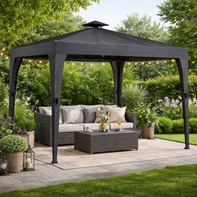 Záhradný altánok pavilón LUXUS polyratan 3x4m